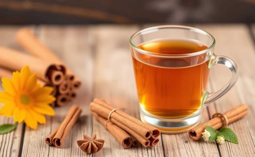 Cinnamon tea soothing relief for acid reflux
