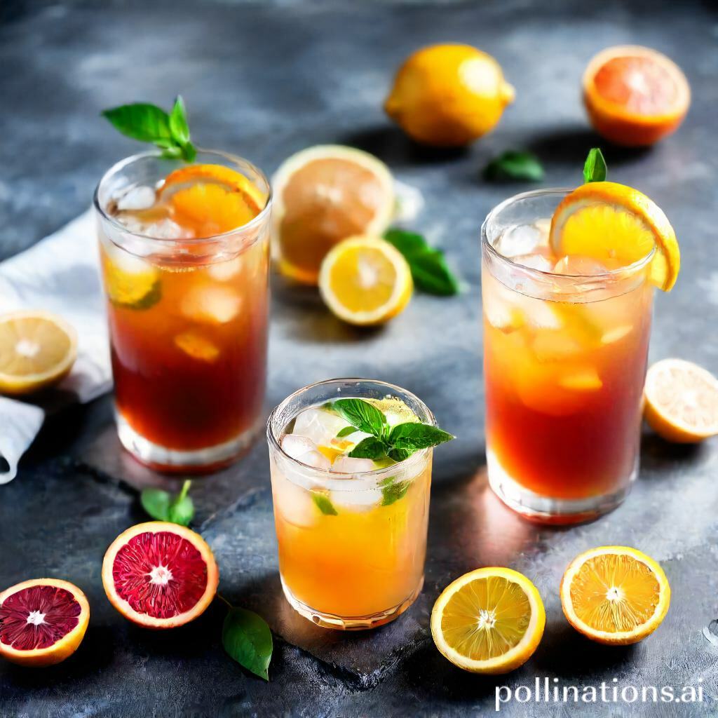 Citrus Additions for Clear Iced Tea