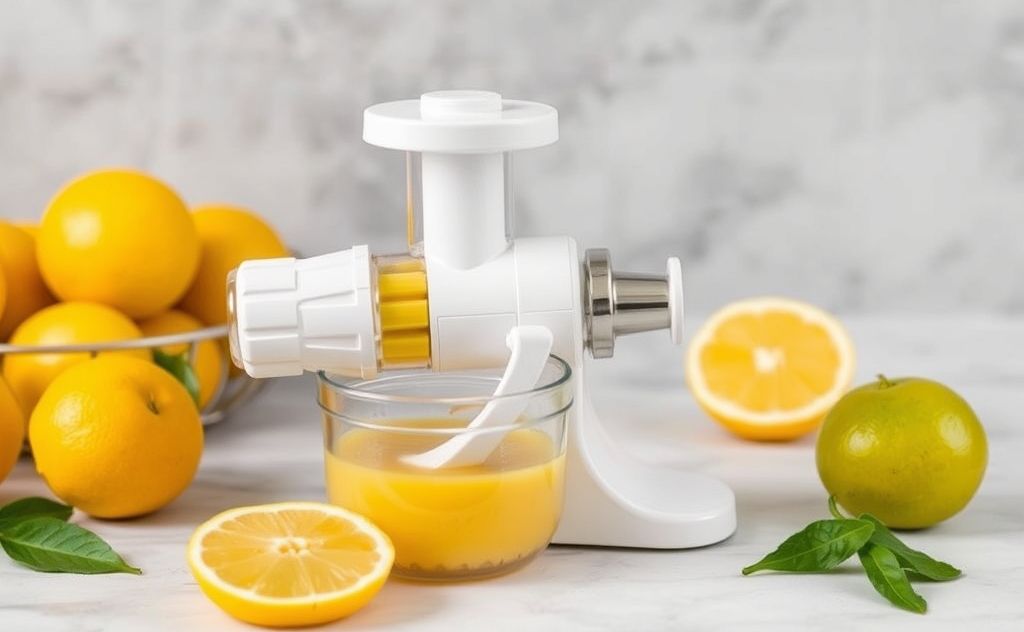 Citrus juicer with unique features and design