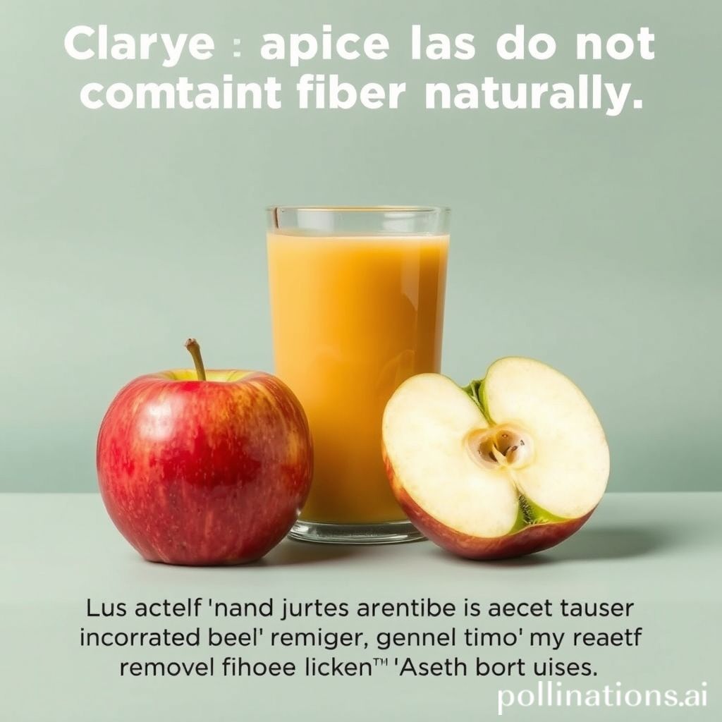 Fiber-free apple juice: Understanding the juicing process