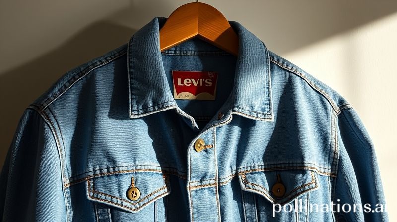 Jaket denim levi's klasik