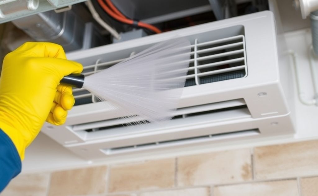 Clean HVAC system for fewer allergens