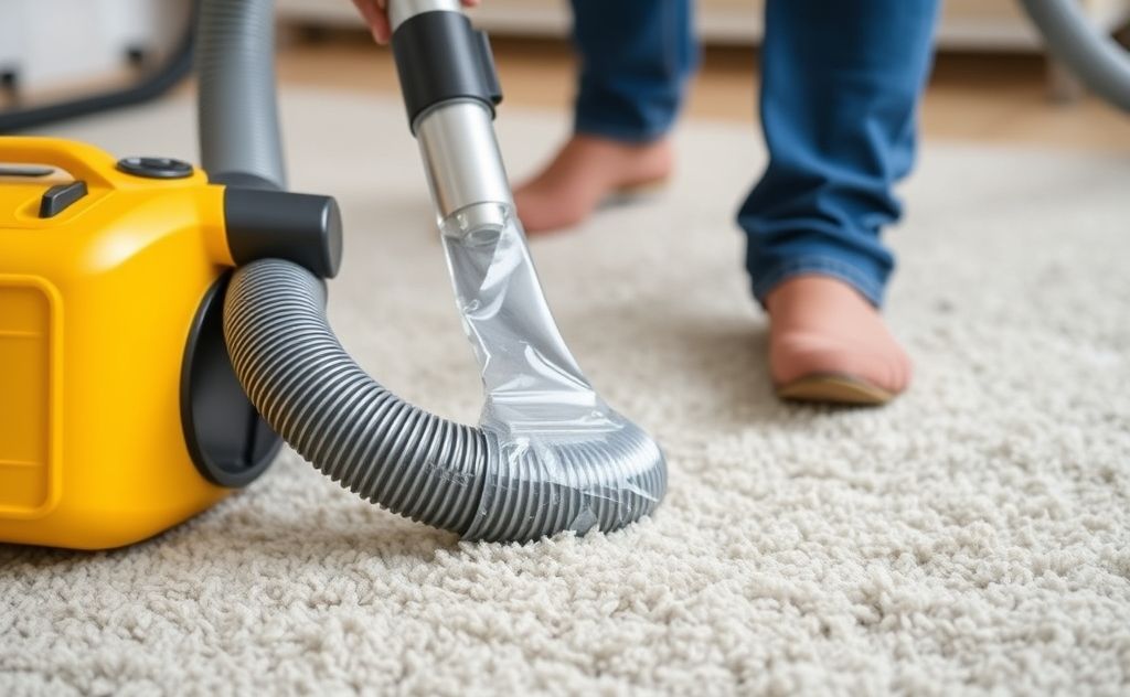 Clean a vacuum cleaner hose effectively today