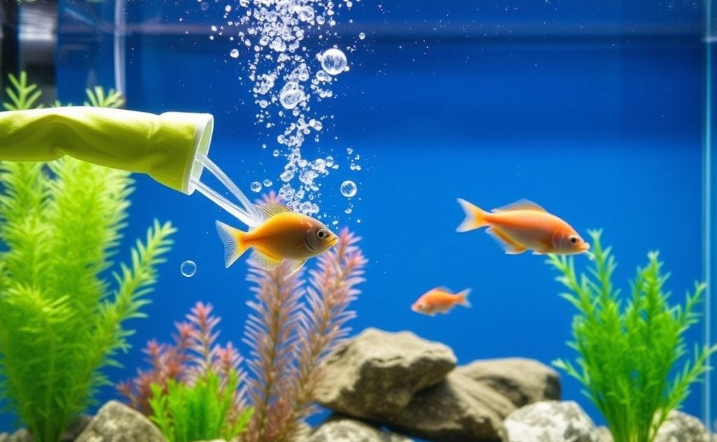 Clean and clear aquarium tips