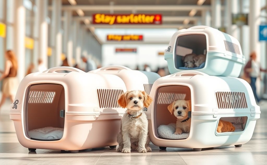 Clean pet carriers for a healthy journey.