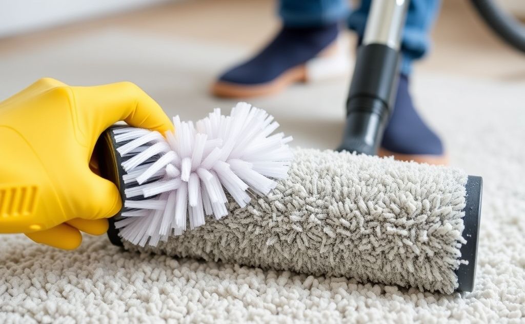 Clean vacuum brushes and rollers effectively.
