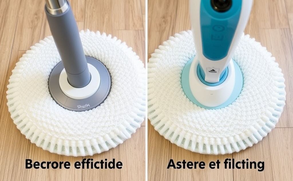 Cleaning Shark steam mop pads made easy and effective.