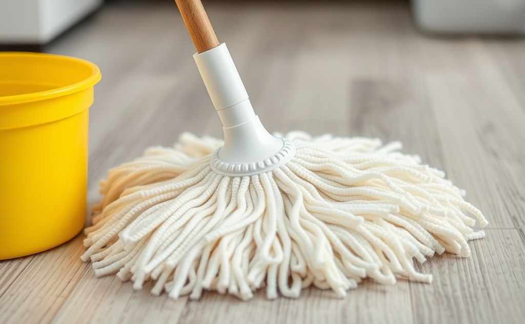 Cleaning a mop head for fresh, effective use
