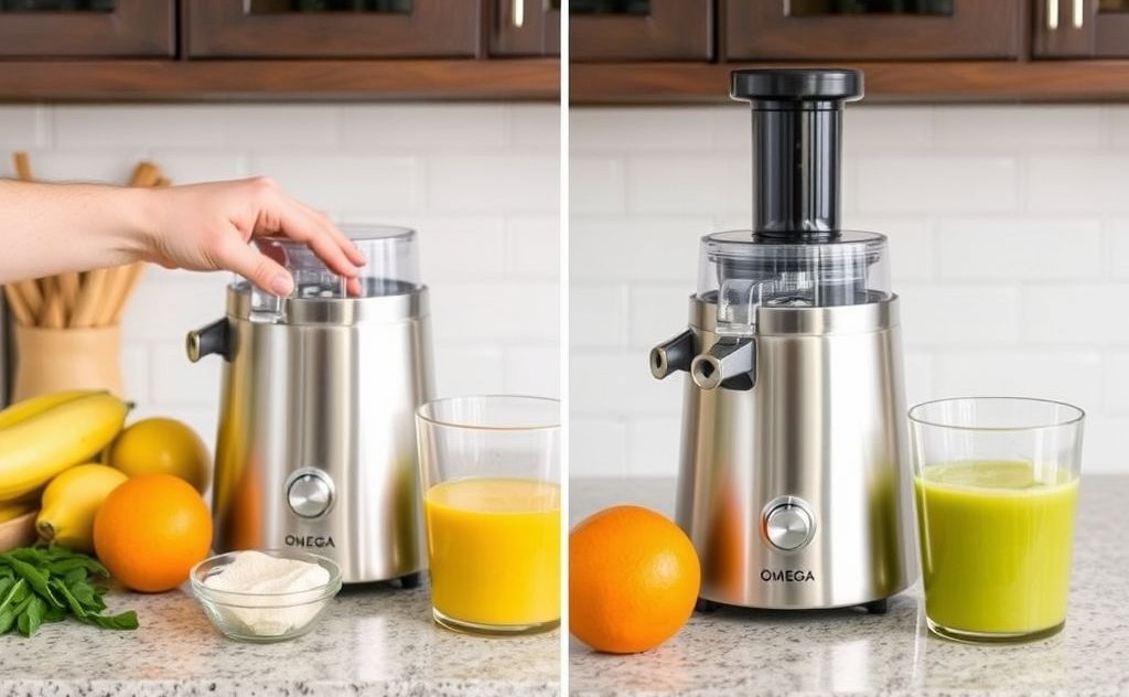 Cleaning an Omega juicer made easy and efficient