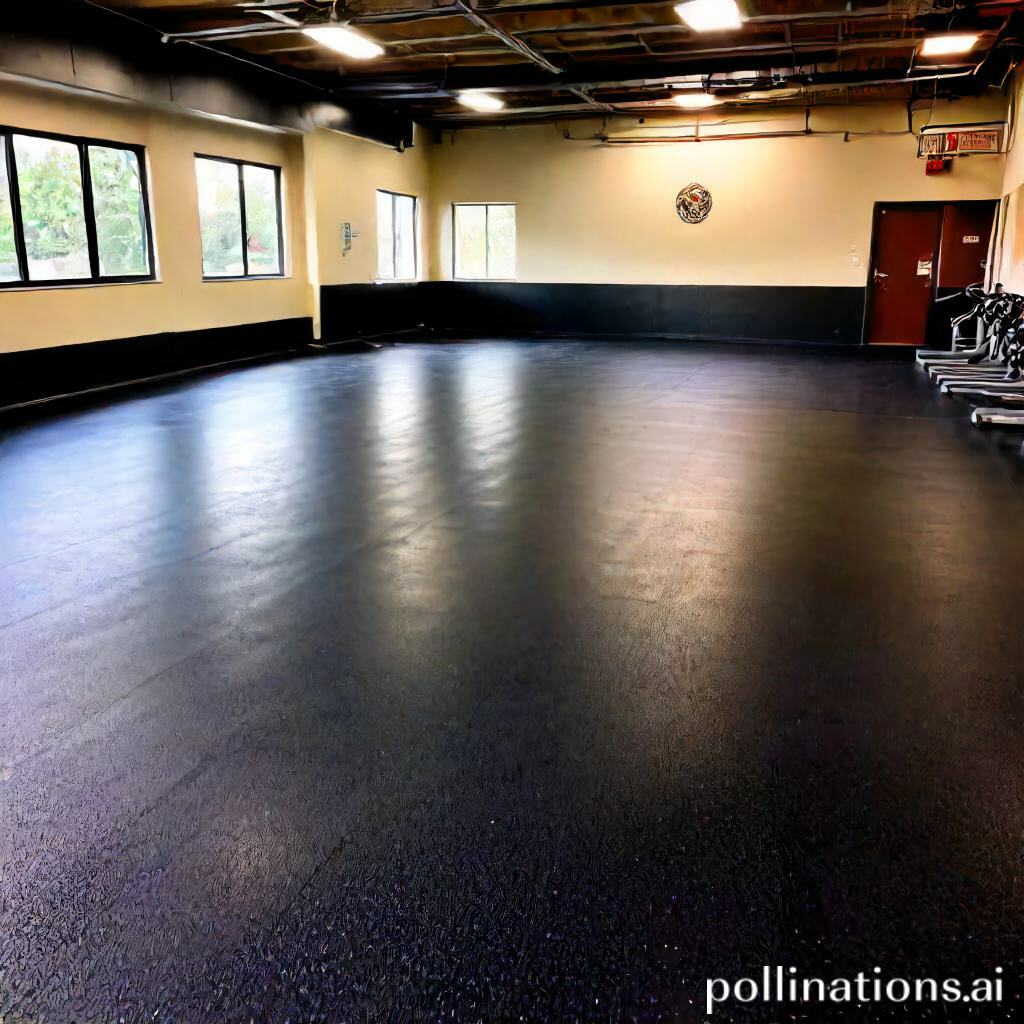 cleaning routines for preserving rubber gym flooring