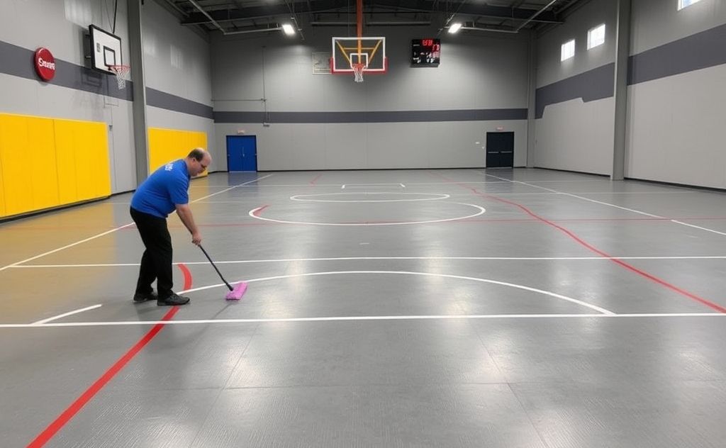 Cleaning tips for long-lasting rubber gym floors