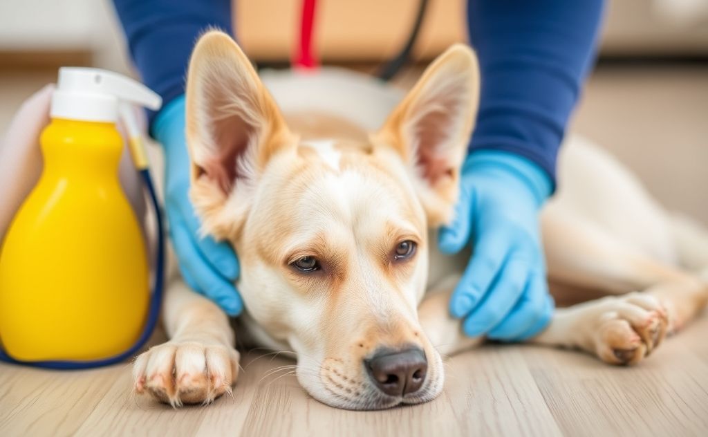 Cleaning tips for pet illness recovery
