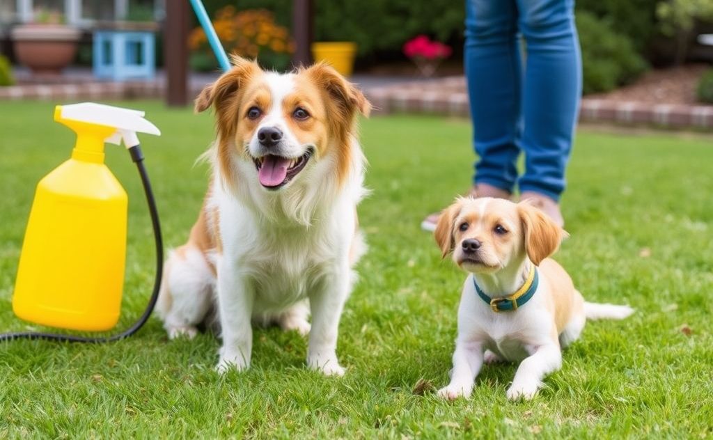 Cleaning up after pets outdoors tips