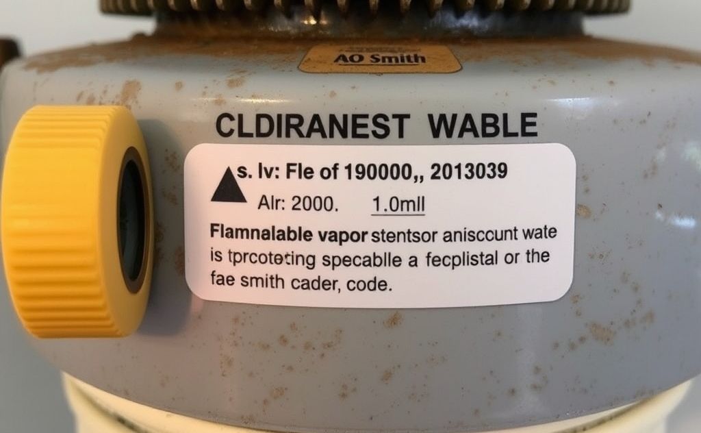 Clear flammable vapor sensor code on AO Smith heater