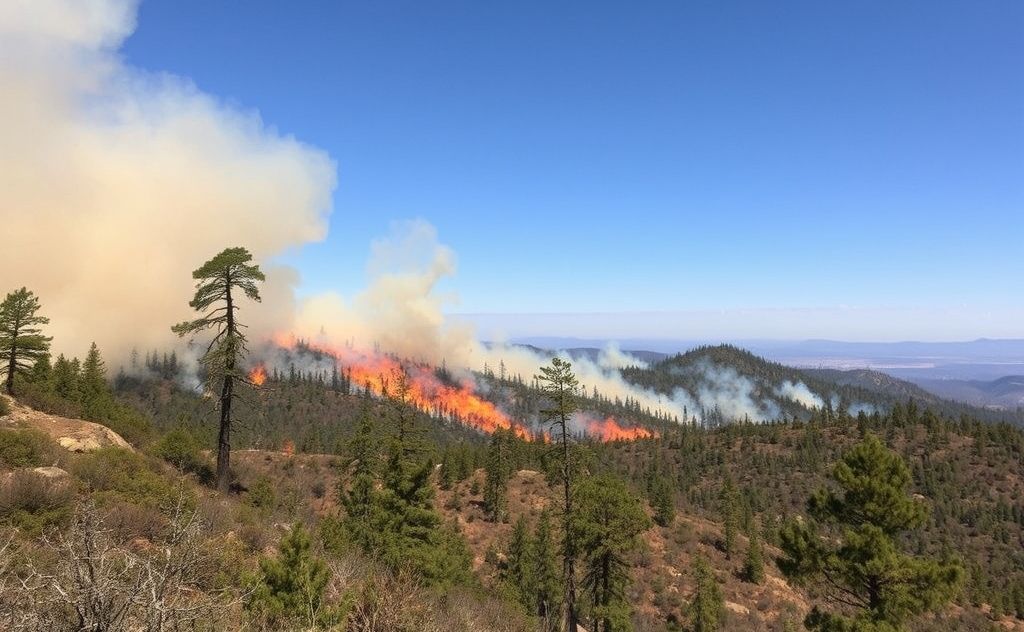 Climate change intensifies forest fire risks