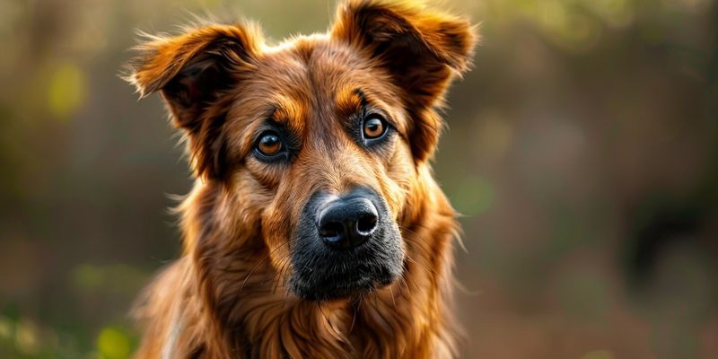 صورة مقربة لفرو كلب صحي كثيف ولامع وجلد مرن، تظهر علامات الصحة الجيدة والحيوية.