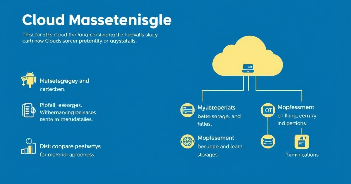 Cloud storage infographic