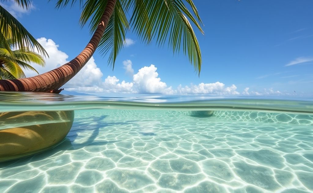 Coconut layers reveal water's entry path