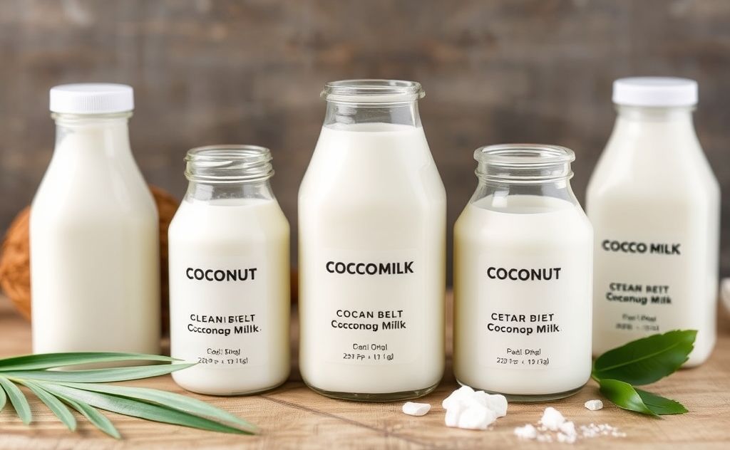 Coconut milk options for keto diet choices