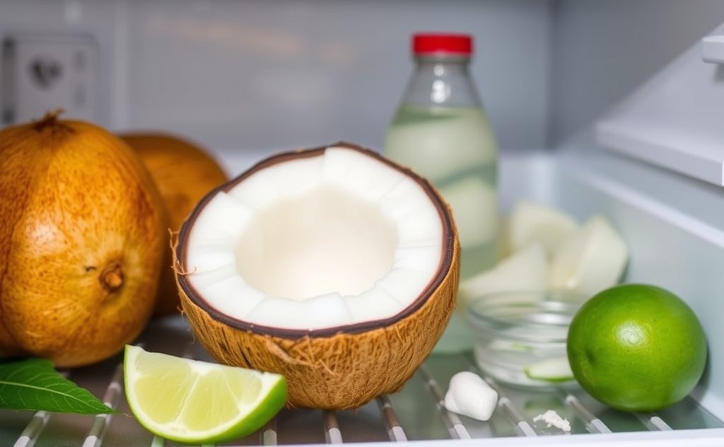 Coconut water freshness in the fridge question