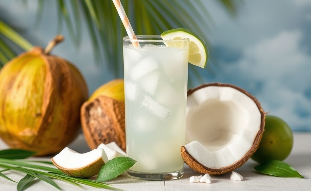 Coconut water with a focus on its carbohydrate content