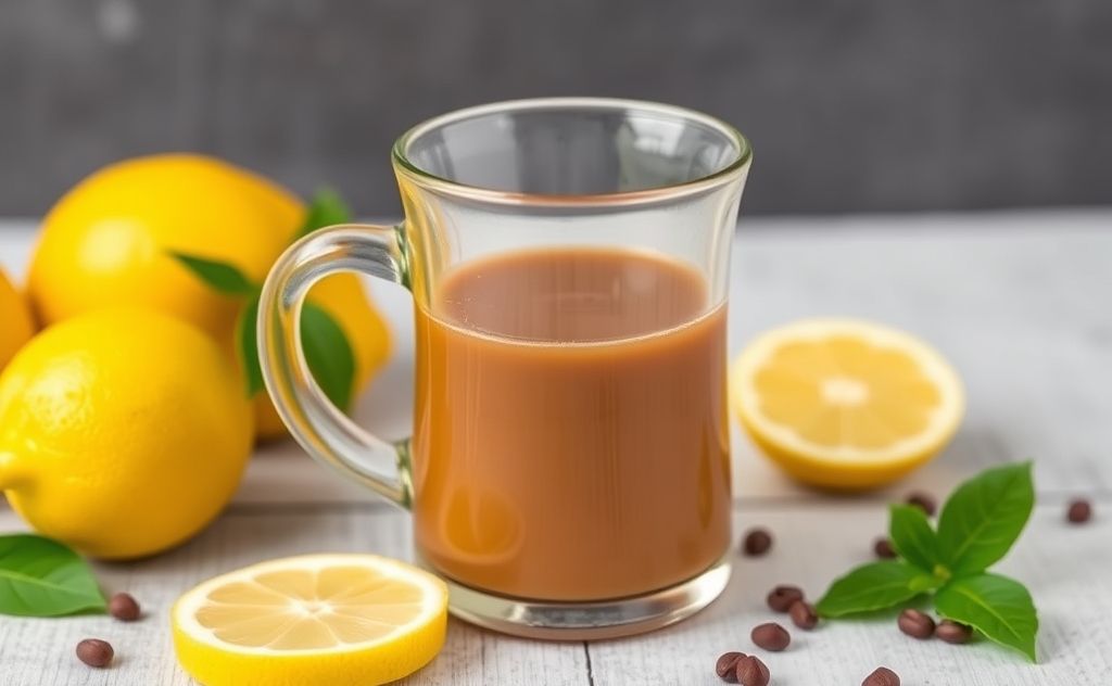 Coffee and lemon aid in burning belly fat
