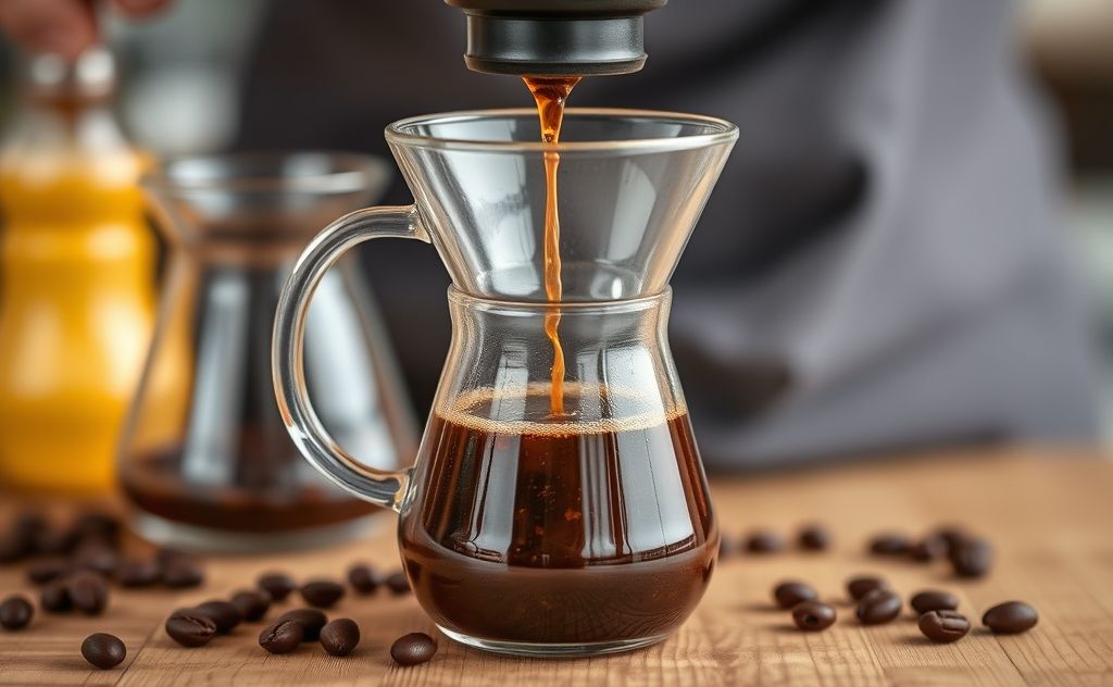 Coffee brewing methods that increase acidity levels