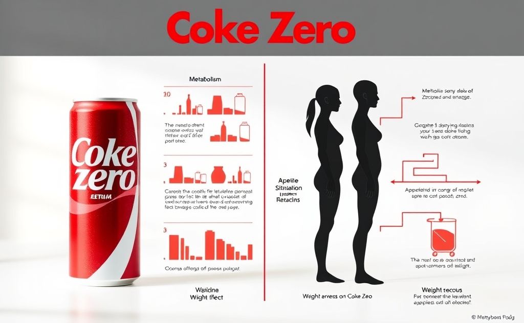 Coke Zero and weight gain effects on the body.