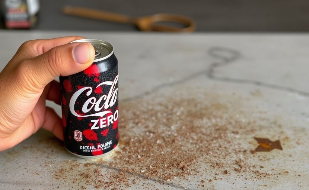 Coke Zero as rust remover alternative