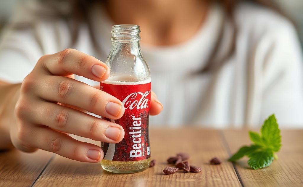 Coke relief for sore throat, soothing effect