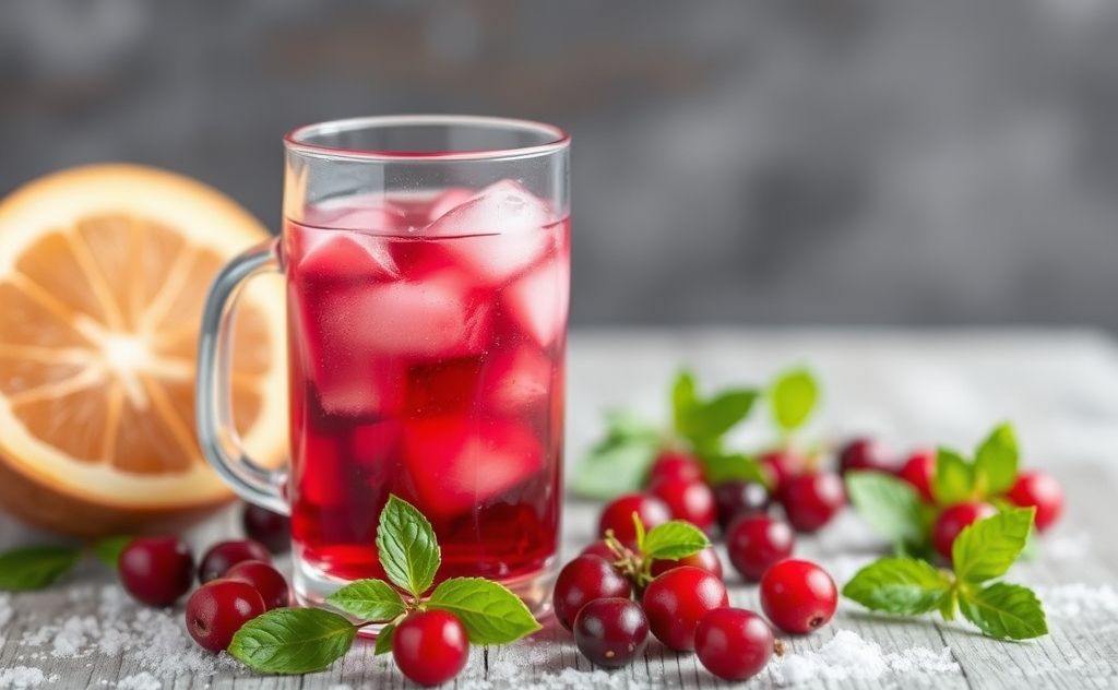 Cold pressing cranberry juice for health benefits