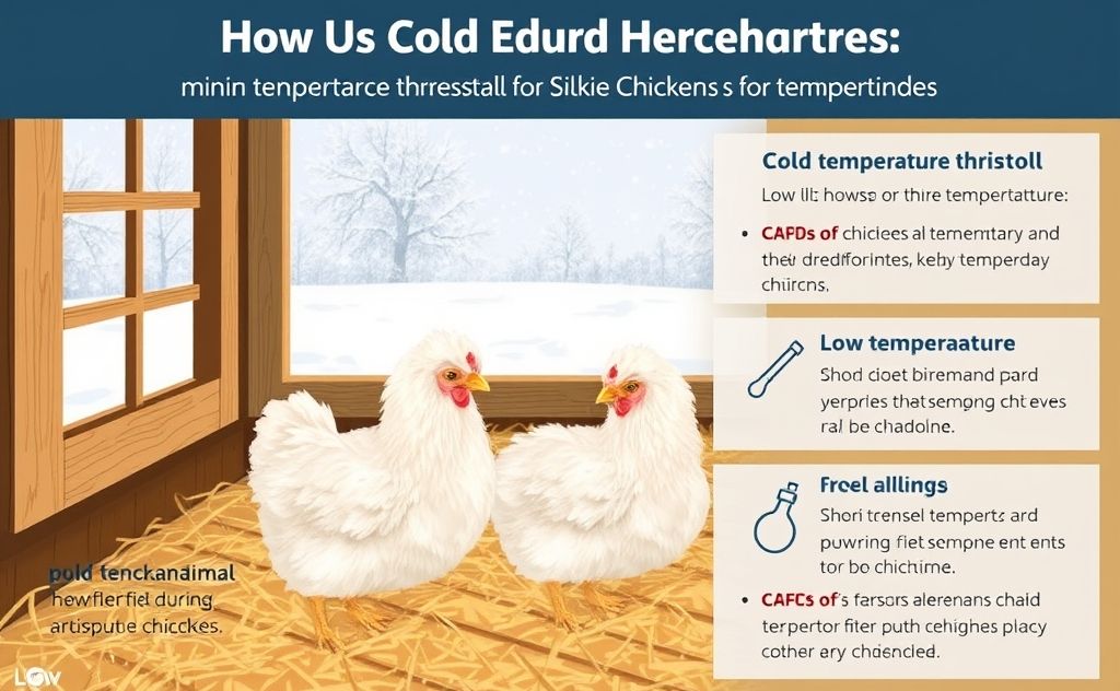 Cold temperature limits for Silkie chickens