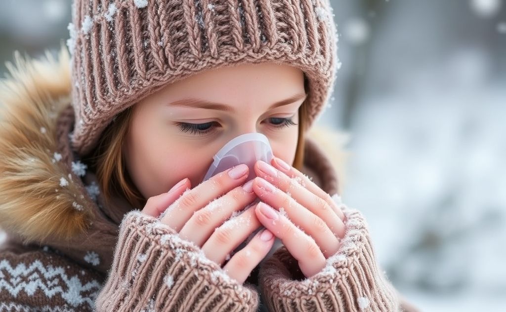 Cold weather affects respiratory health negatively