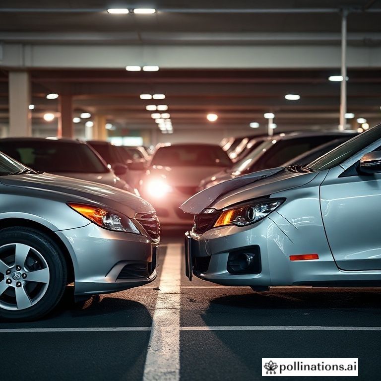 collisions 주차장 사고 유형별 과실 사례