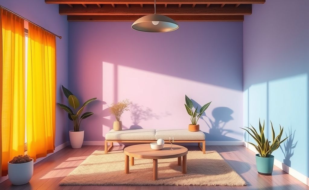 Color therapy enhances mood and well-being