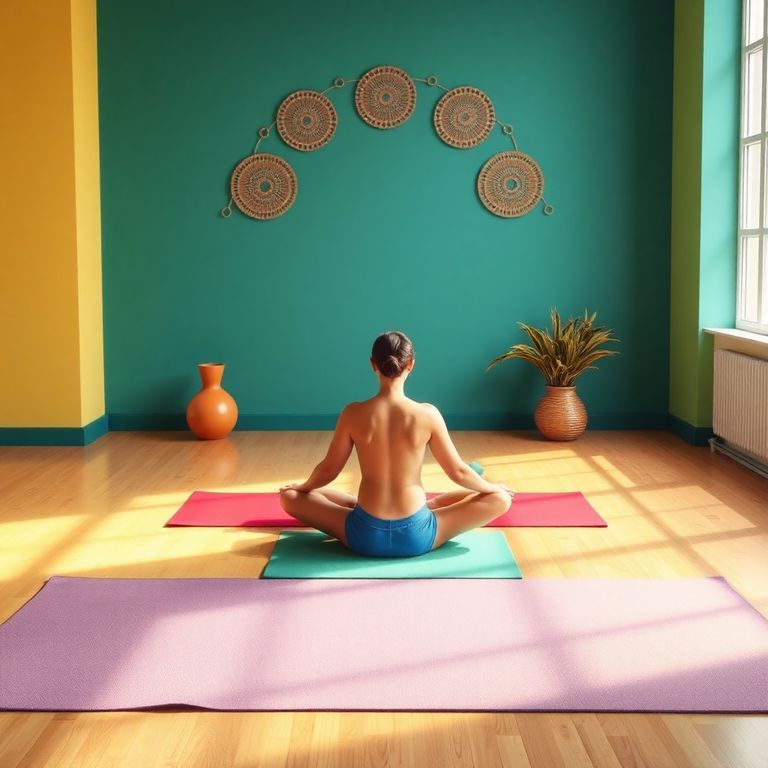 Color therapy in yoga