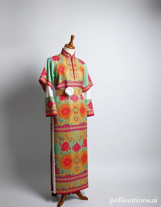 Baju Bodo Bugis berwarna