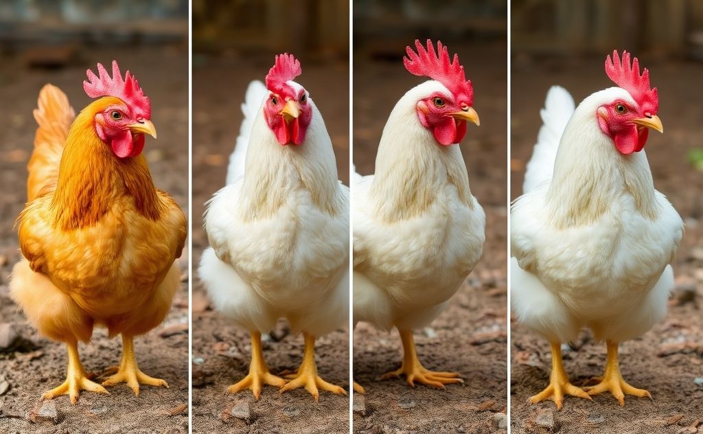 Comb variations tell chickens apart easily