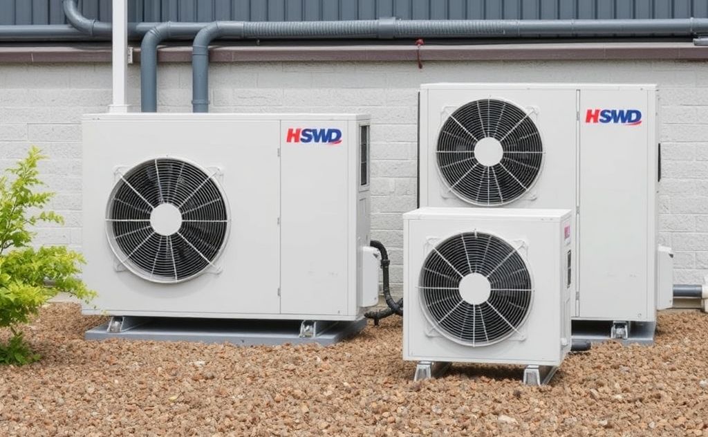 Commercial heat pump types for HVAC systems