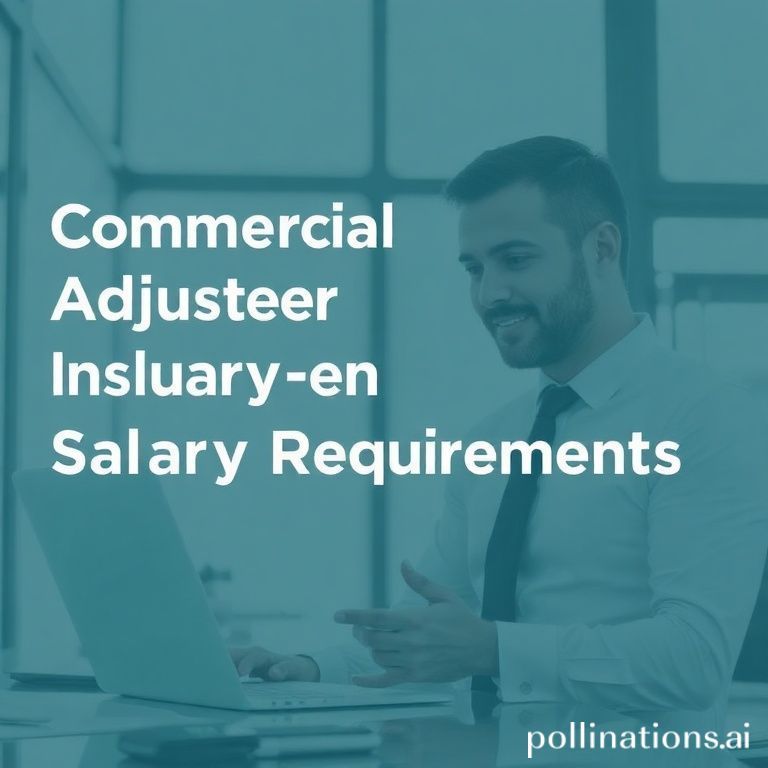 Commercial Insurance Adjuster: Salary, Requirements & Career Guide example
