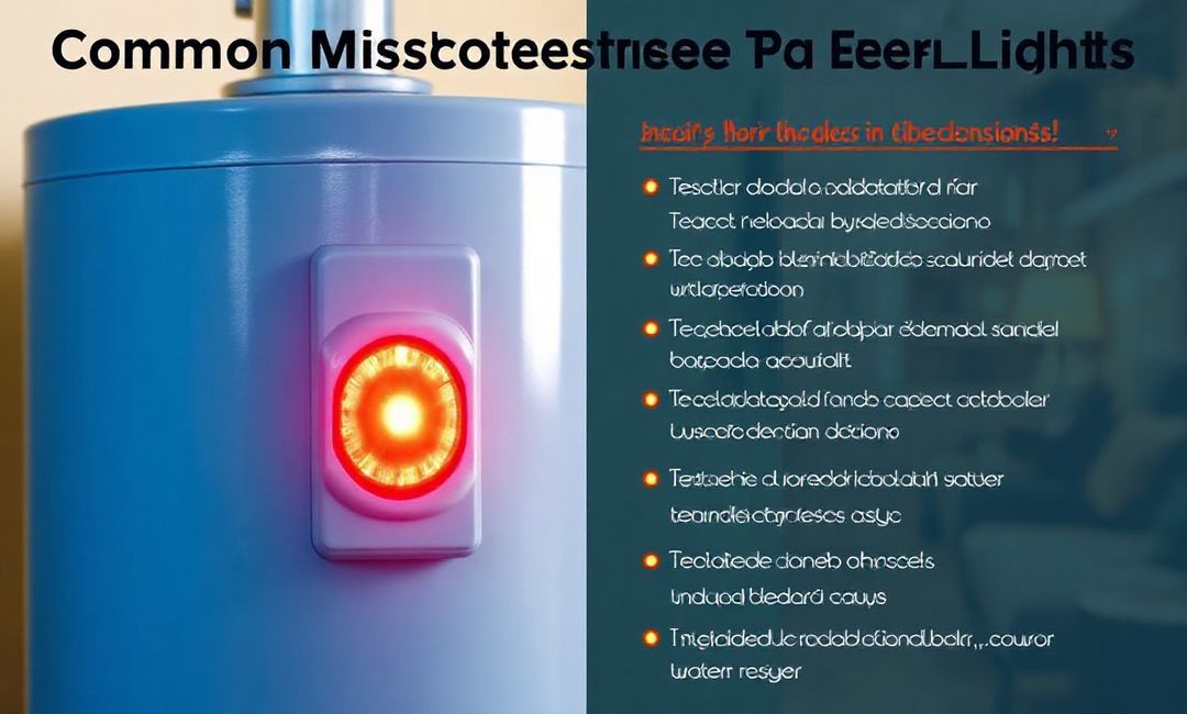 Common Misconceptions about Electric Water Heater Red Lights