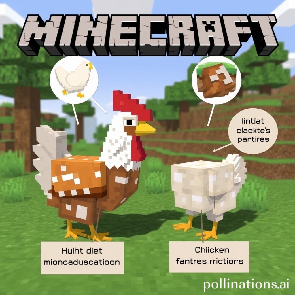 Chicken diet in Minecraft: Unraveling myths