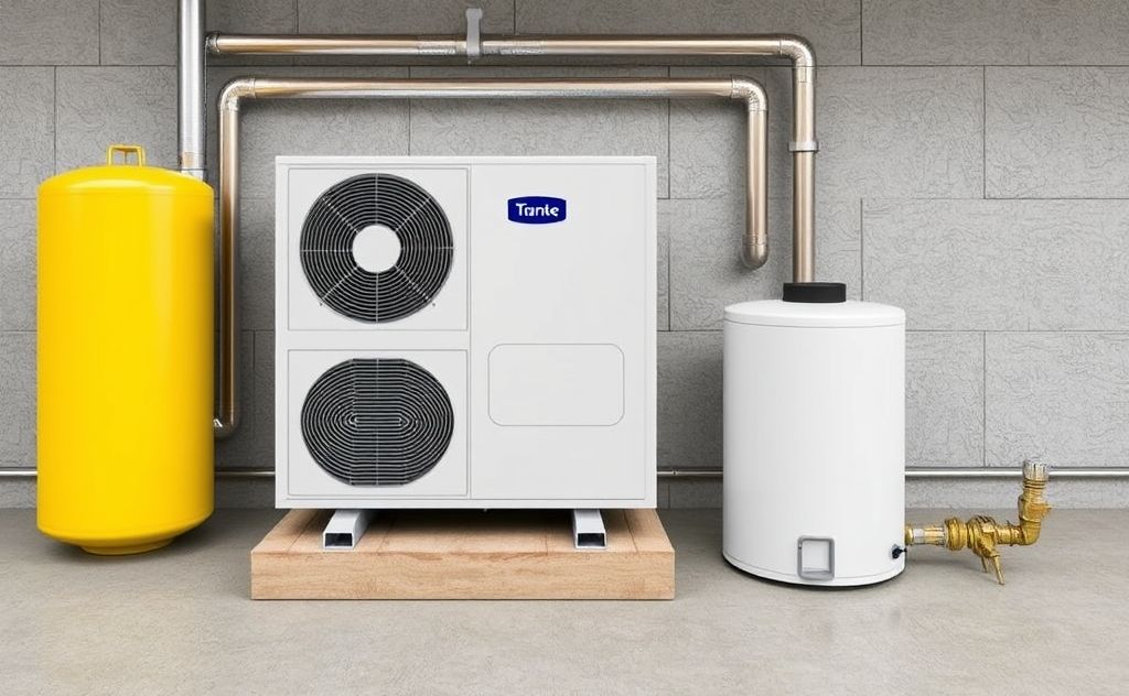 Common refrigerants in heat pump water heaters