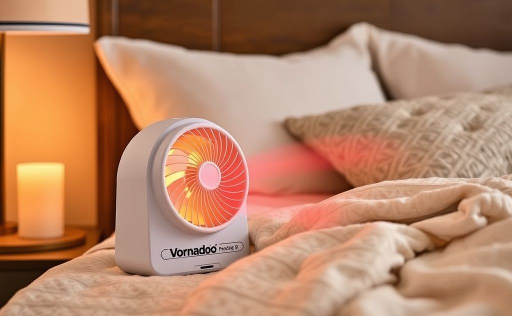 Compact Vornado heater for cozy personal warmth