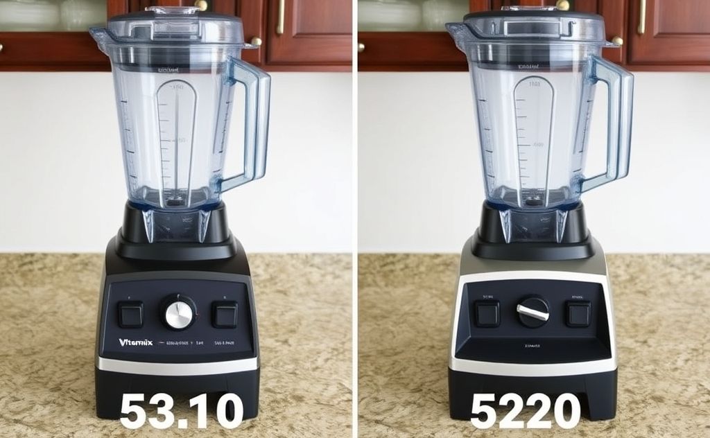 Compare Vitamix E310 and 5200 blenders side by side.