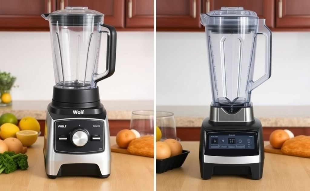Compare Wolf Blender and Vitamix performance