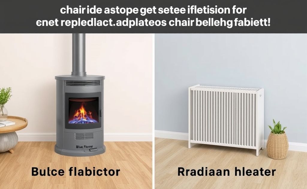 Compare efficiency of Blue Flame and Radiant heaters