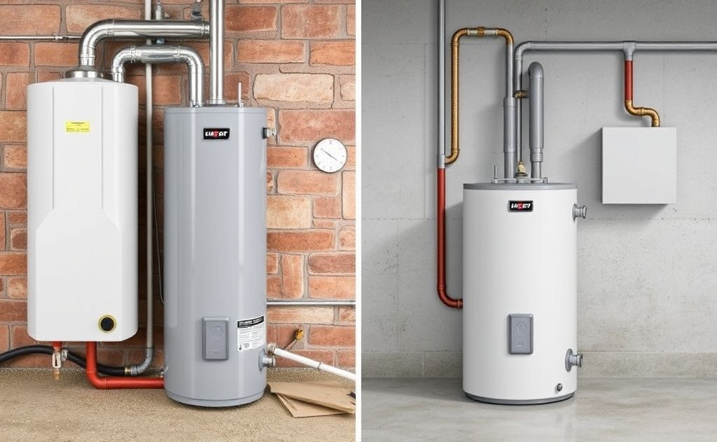 Compare natural gas and electric water heaters