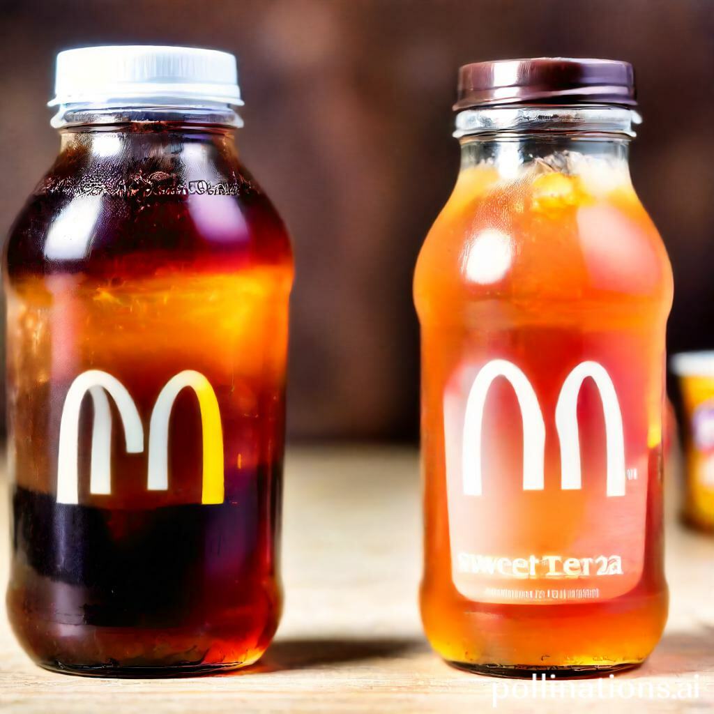 Comparing McDonald's Sweet Tea with Other Beverages