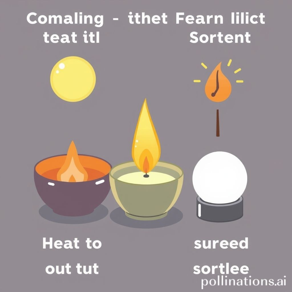 Heat comparison: Tea light vs. candle & electric heater